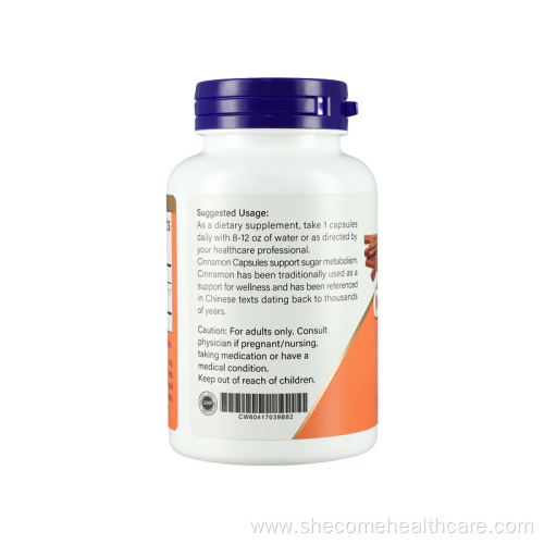 Cinnamon Non-GMO Healthy Glucose Metabolism Cinnamon capsule